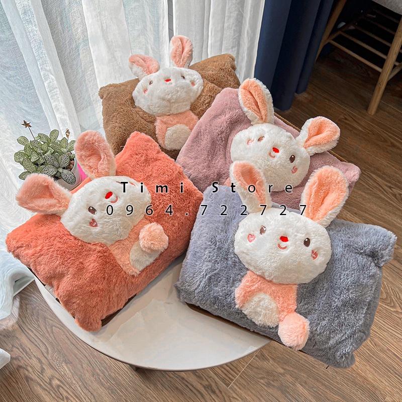 Túi sưởi ấm hình thỏ siêu xinh , túi chườm nóng