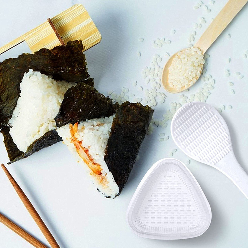Khuôn Làm Sushi Onigiri Khuôn Musubi Maker Press Rice Paddle Sushi Làm Khuôn Cho Nhà Bếp Gia Đình