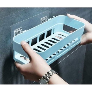 Kệ Đựng Gia Vị Dán Tường Để Đồ Hình Chữ Nhật /Khay Nhựa Hình Chữ Nhật Để Đồ Nhà Bếp Nhà Tắm Đa Năng 88230