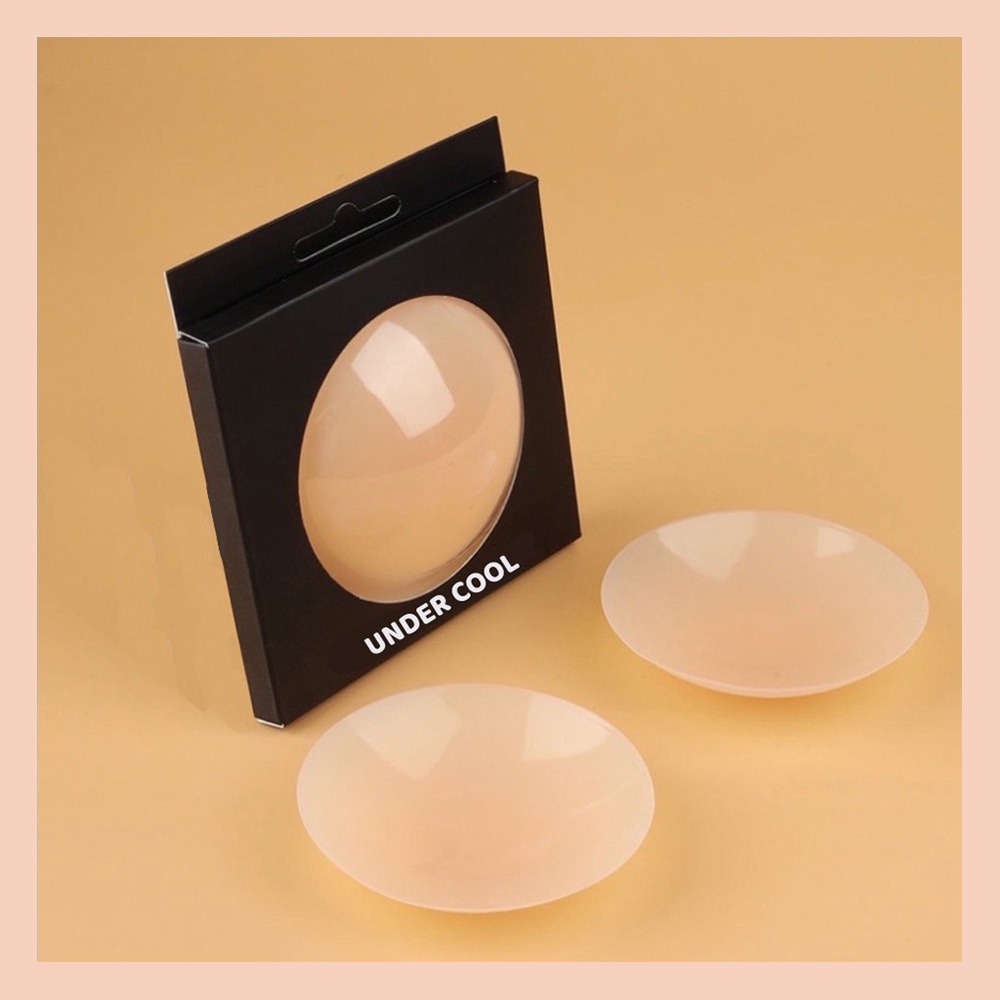 Miếng Dán Ngực UNDERCOOL silicon tàng hình tự sinh nhiệt (Hộp đen 2 miếng) DT01