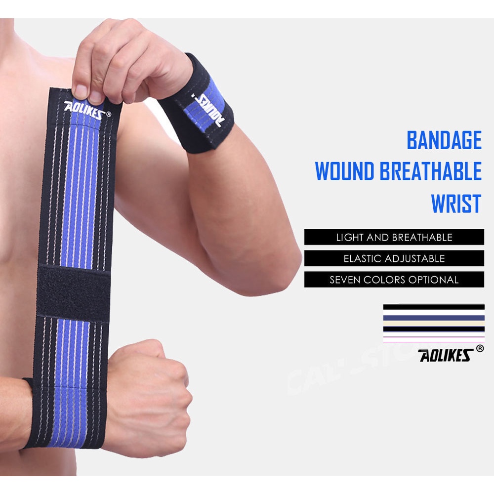 Ảnh Băng cuốn cổ tay, cuốn cổ tay tập gym Rhino 1535, nhiều màu, trợ lực và giảm chấn thương 2