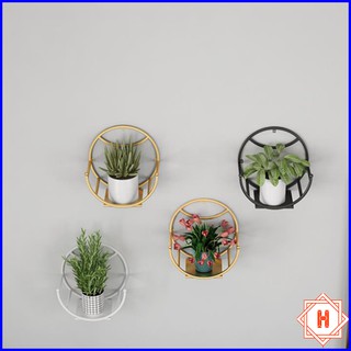 Giá inox để chậu hoa cây cảnh treo tường tiện dụng { H }