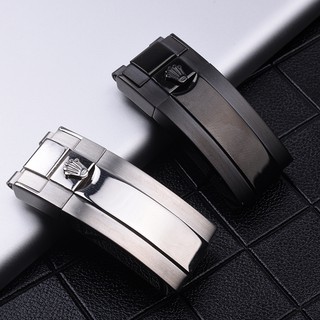 16 * 9mm Bàn Chải Thép 316L Dây Đeo Đồng Hồ Khóa Cho Rolex DAYTONA Vòng Tay Dây Da Cao Su Oyster Submariner GMT