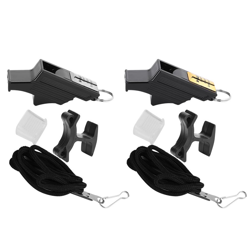 1buycart Còi trọng tài có dây treo Bóng rổ sinh tồn ngoài trời thể thao huýt sáo