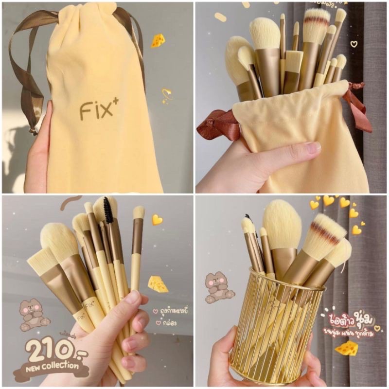 CHÍNH HÃNG — Bộ Cọ FIX 13 Cây — Bộ Cọ Trang Điểm FIX 13 Cây Cao Cấp ...