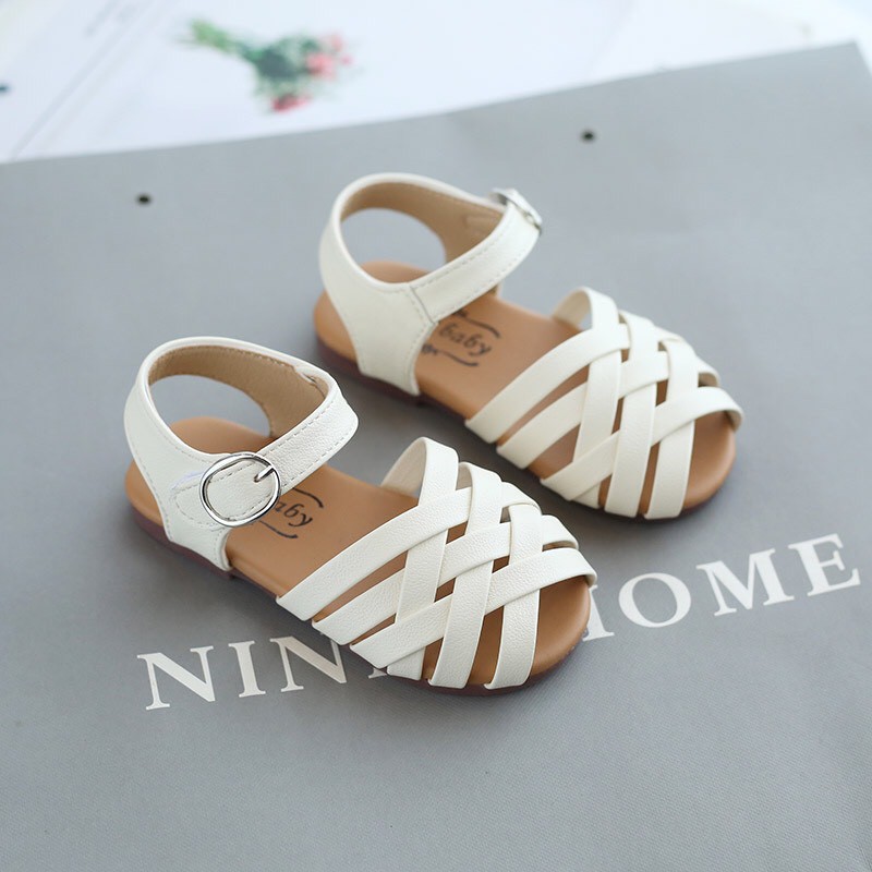 Sandal bé gái Đan chéo Đế Mềm siêu êm cho Mùa Hè phong cách Hàn Quốc cho bé từ 1-6 tuổi nhẹ  v285 ( có ảnh thật )