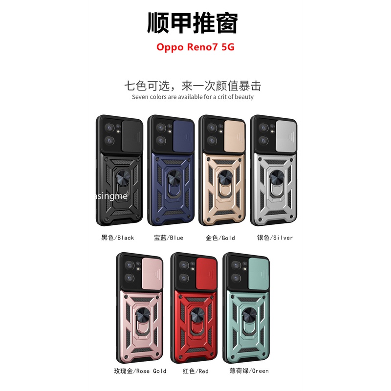 Ốp Điện Thoại Chống Sốc Có Giá Đỡ Từ Tính Cho OPPO Reno7 Z 5G Reno 7 Pro A77 A96 A76 A36 Z 4G 5G