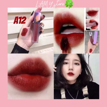 [ CHINH HANG] Son Black Rouge A12 màu Đỏ Gạch/ son kem lỳ HOT TREND ⚡️