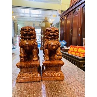 nghê gỗ hương đá cao cấp