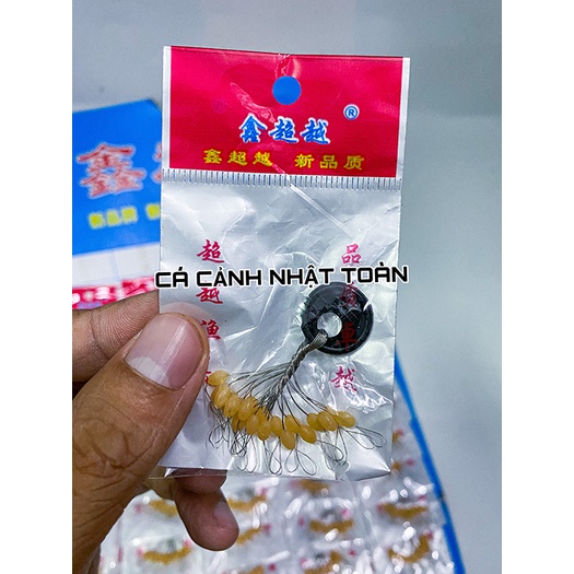 HẠT CHẶN PHAO CÂU CÁ 1 NÚT 20 HẠT HÀNG CHÍNH HÃNG