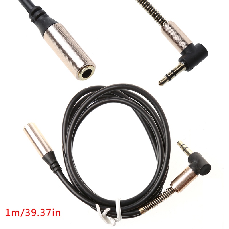 Dây cáp âm thanh nối cổng 3.5mm 90 độ dài 1m