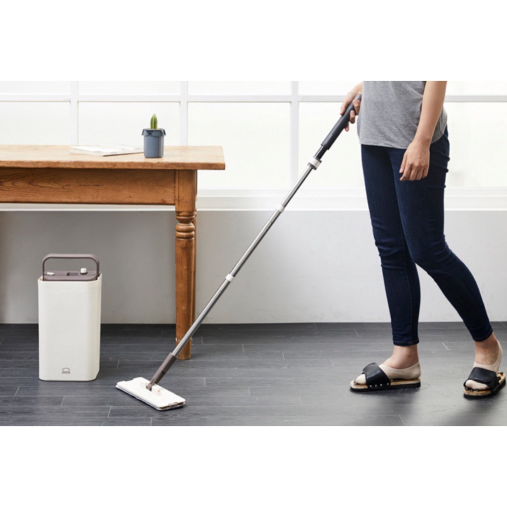 Bộ Cây Lau Nhà Vắt Thẳng SQUEEZE FLAT MOP Lock&Lock - ETM471 (cam kết ...