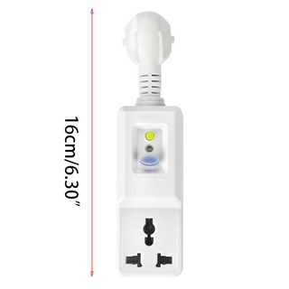 Bộ chuyển đổi ổ cắm Calico EU 16A RCD Dụng cụ điện sân vườn Công tắc chuyến đi có nút đặt lại kiểm tra