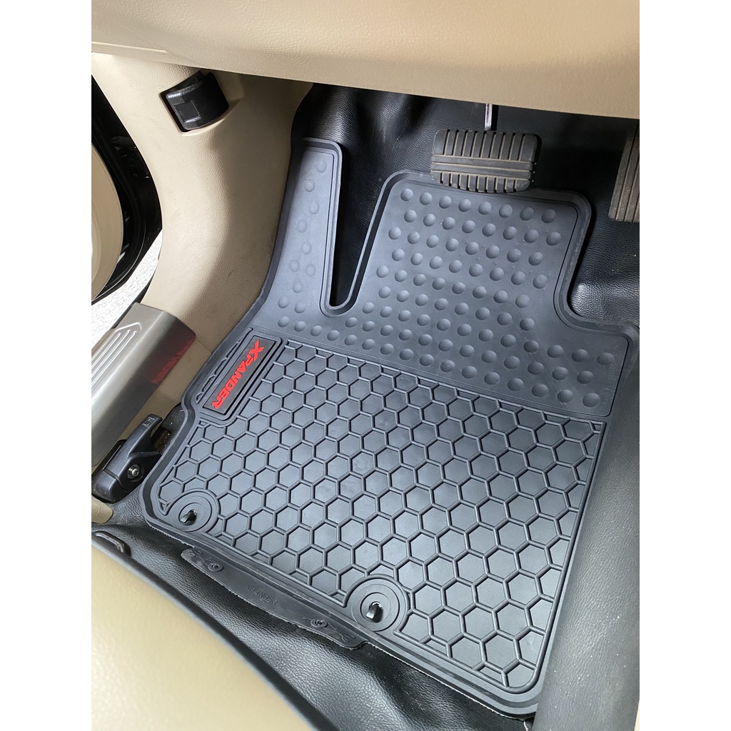 Thảm lót sàn ô tô Mitsubishi Xpander 2018-2022 HÀNG THƯỜNG, bộ trải sàn 3 hàng ghế đúc 3D PVC , dễ dàng vệ sinh