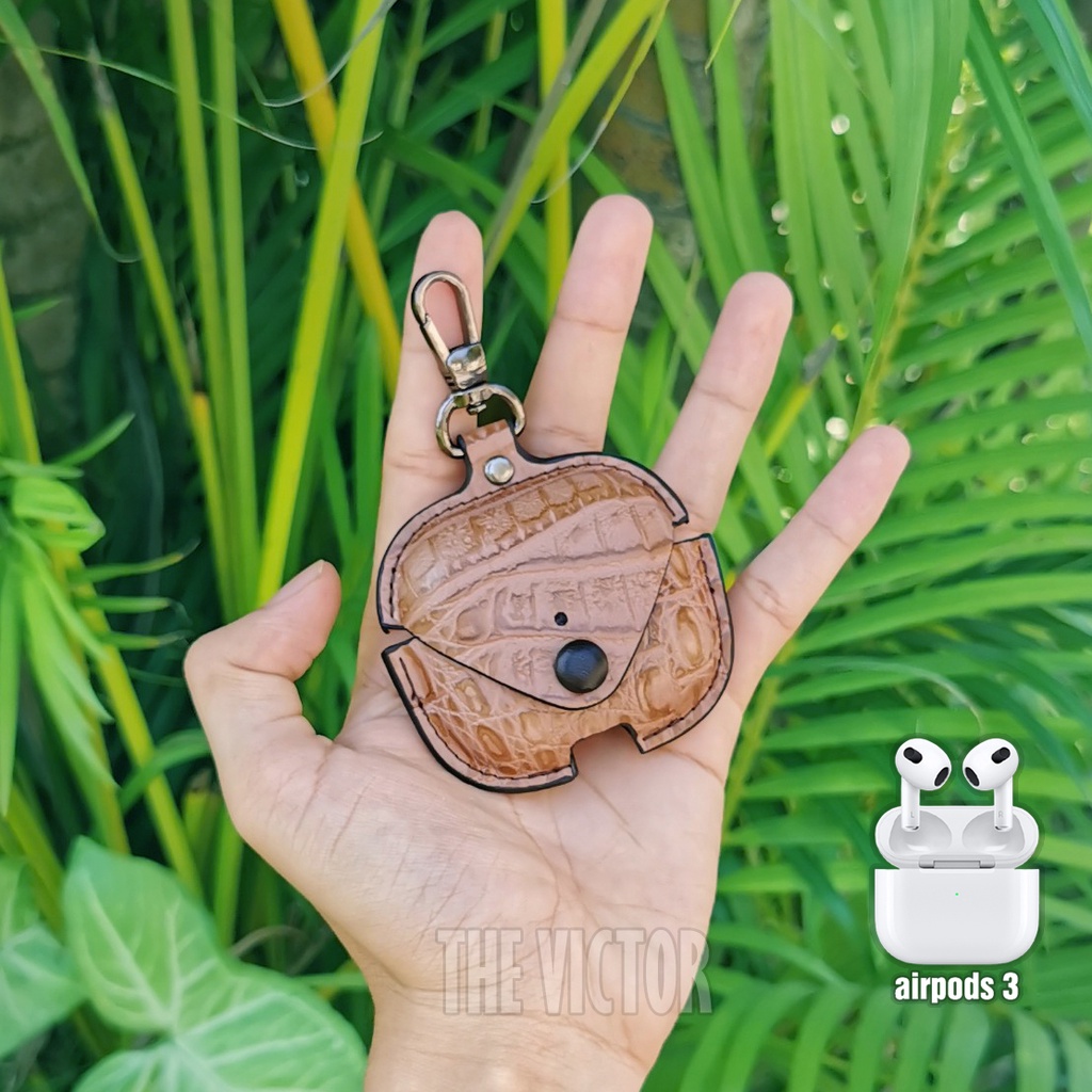 bao da airpods 3 (5 màu da tùy chọn)