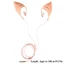 YRBWD Tai nghe Elf 3,5 mm Cosplay Elves Stereo Tích hợp Mic Tai nghe