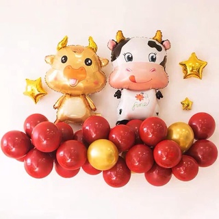 Bóng Tráng Nhôm Hình Trâu ,Bò sữa trang trí sinh nhật cho bé
