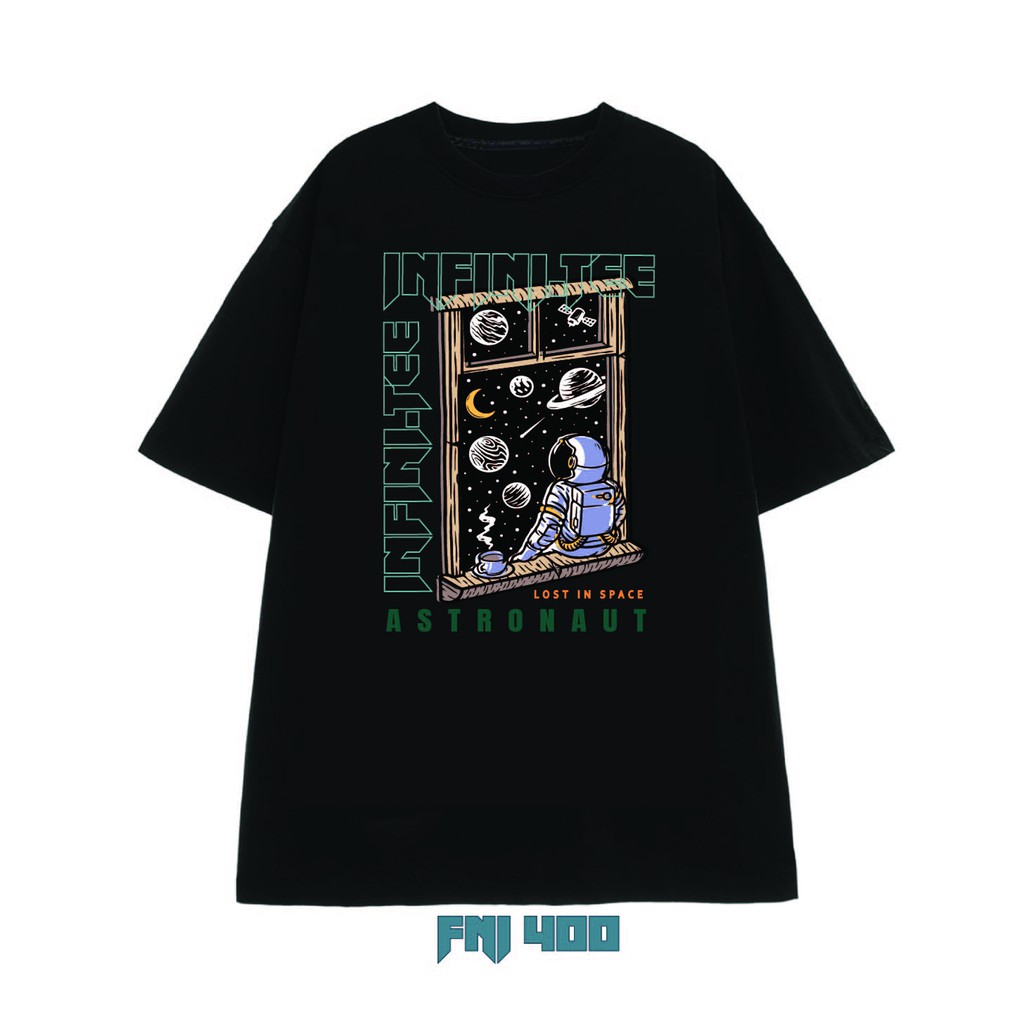 Áo thun INFINITEE Fni0400, Thun 100% Cotton - form rộng Unisex.