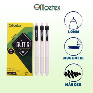Bút bi Bitex mực xanh/đỏ/đen B18 (1 cây)
