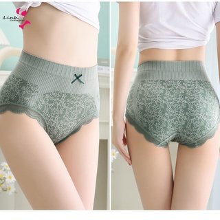 Quần Lót Nữ Cotton 3D kháng khuẩn cạp cao Phương Linh Underwear Họa Tiết Ren Hoa Co Giãn 4 Chiều Định Hình Cơ Thể