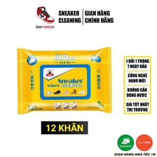 Khăn lau vệ sinh Giày Siêu Tiện Lợi Sneker Wipes (12 khăn)