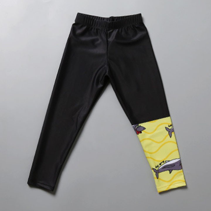 Đồ bơi trẻ em dài tay cho bé trai kèm quần dài mẫu đàn cá SPORTY SW349