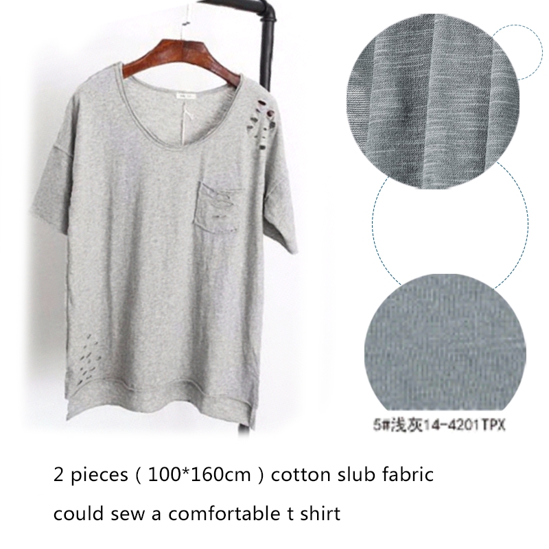 Chất liệu bông sợi lụi mỏng 140gsm, phù hợp may áo thun và cardigan - Kích thước: 50x160cm - Mã: K302631
