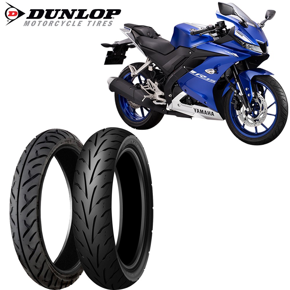 Lốp ( Vỏ ) xe YZF-R15 Dunlop trước TT902 100/70-17 TL hoặc sau GT601 ...