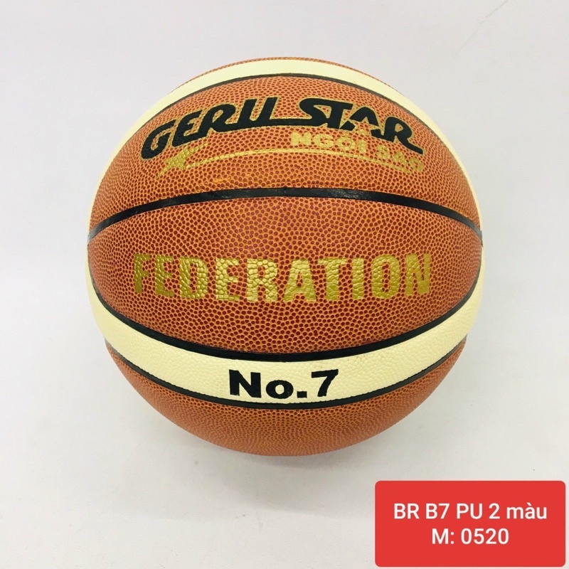 Banh bóng rổ geru star hàng 2 da thi đấu | Shopee Việt Nam