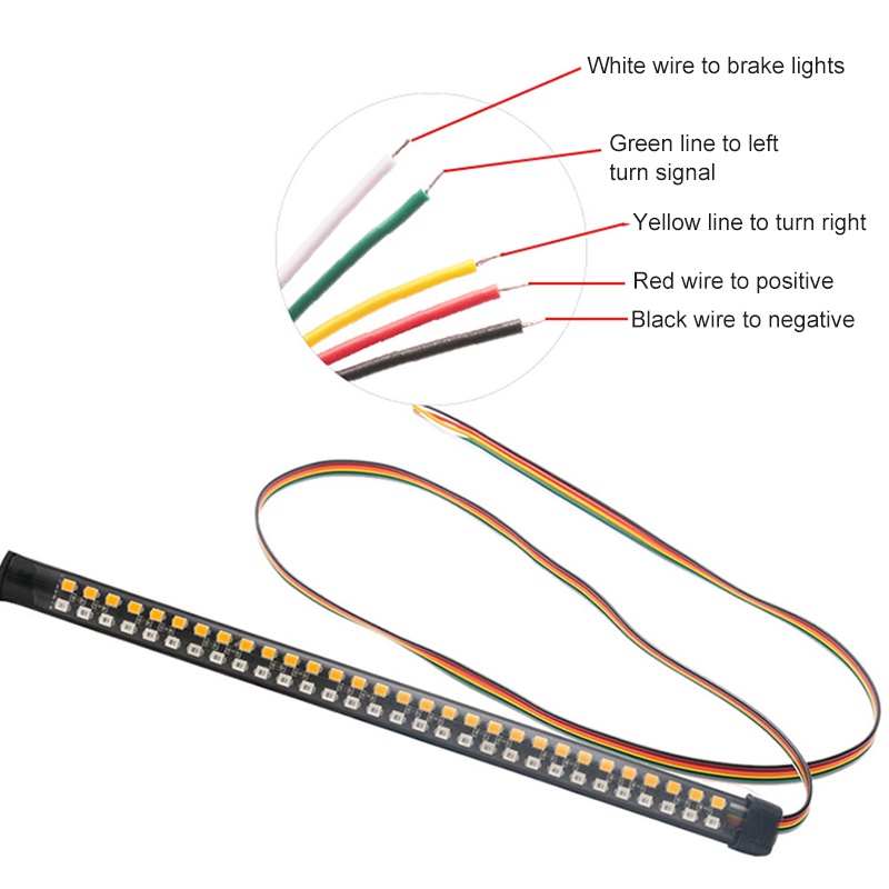 Đèn LED SEAMETAL gắn đuôi xe mô tô tiện dụng
