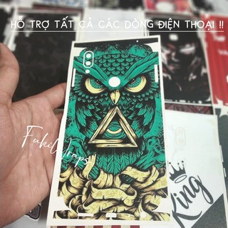 Miếng dán Skin Mặt lưng FULL VIỀN Dành Cho Các Dòng ANDROID  , 15 pro max , 14 pro max , 13 pro max , 12 pro max