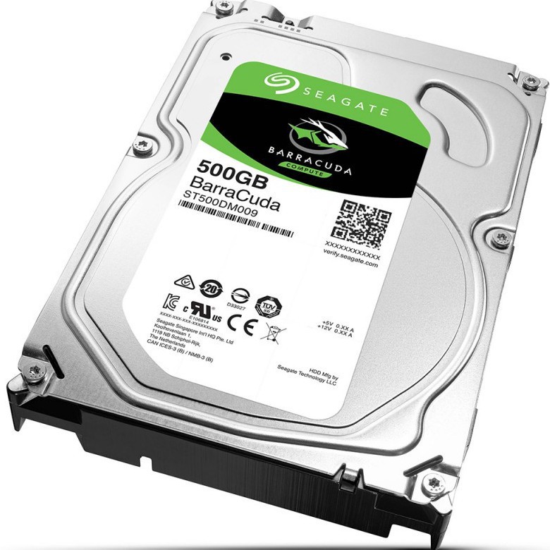 Ổ cứng HDD Seagate Barracuda 500GB - Tặng cáp sata 3 - Bảo hành 24