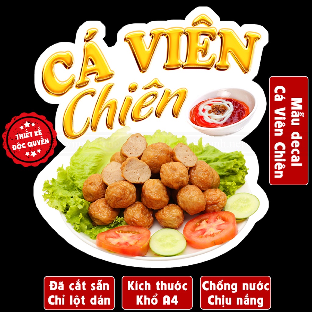 Các mẫu Poster Cá Viên Chiên tham khảo