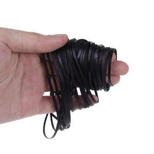 50PCS 40-135MM Universal Mix Cassette Tape Machine Belts Assorted Common Flat Ru