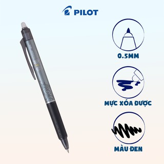 Bút Gel Xóa Được Pilot Frixion Ball Clicker (0.5mm/0.7mm) - Viết Êm, Xóa Sạch, Chính Hãng