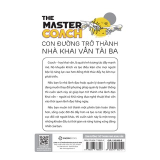 Sách - The Master Coach: Con đường trở thành nhà khai vấn tài ba - Tác giả Gregg Thompson