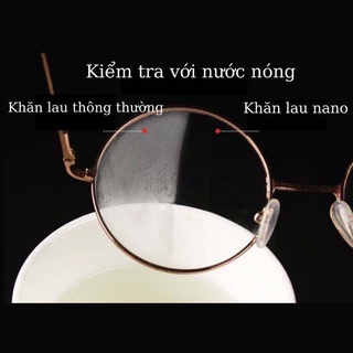 Khăn Nano Lau Kính Chống bám hơi nước - giải pháp đeo kính khi trời mưa