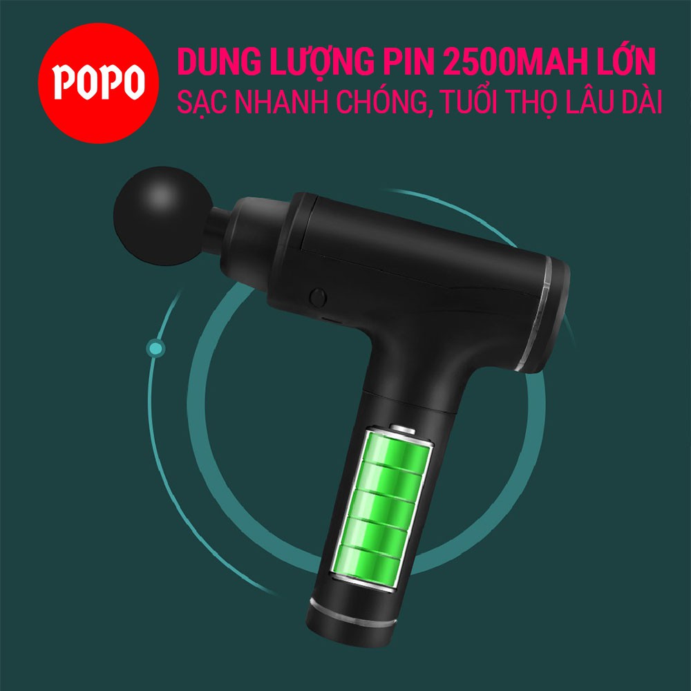 Máy massage cầm tay Fascial Fun giảm đau nhức, căng cơ cho người vận động thể thao, người cao tuổi