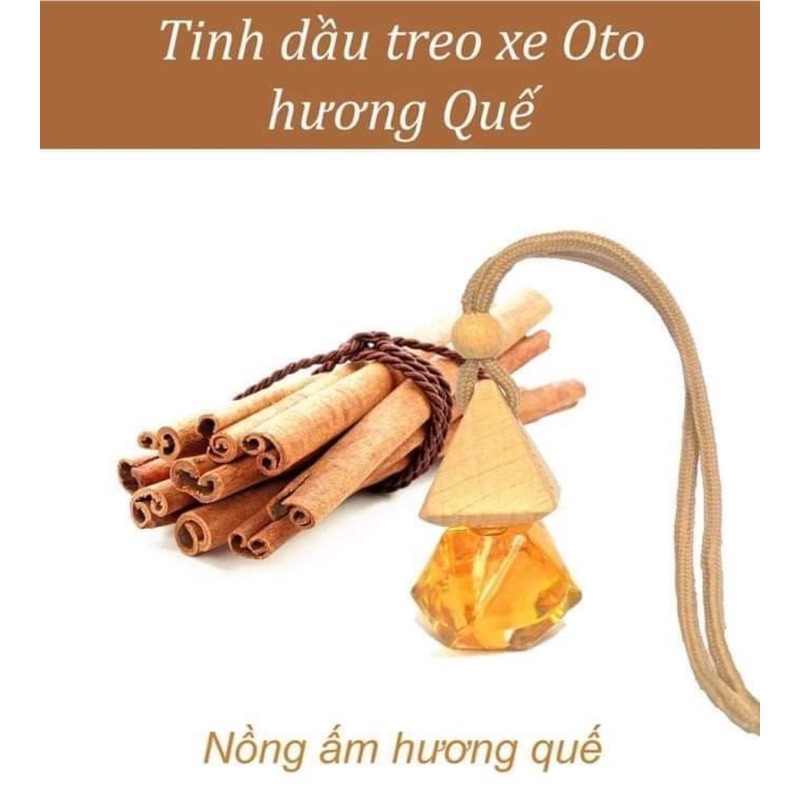 Tinh Dầu Xả Chanh Treo Xe Ô Tô - Đậm Đặc Nguyên chất 100%- Khử Mùi Xe Ô Tô