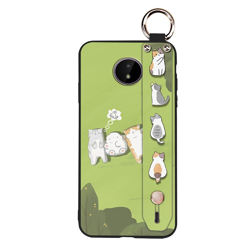 Dành Cho Người Phụ Nữ Giá Đỡ Điện Thoại Ốp Lưng Điện Thoại Nokia C10 / C20 Chống Va Đập Thiết Kế Thời Trang Vỏ Mềm Tranh Hoa
