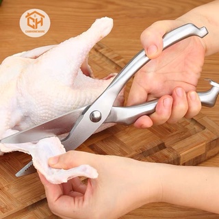Kéo Cắt Xương Gà, Vịt Đa Năng Siêu Sắc Bén Cam Homeware