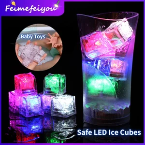 Đèn Led Hình Khối Đá Cảm Ứng Tự Động Bật / Tắt Nhiều Màu Sắc Kèm Pin An Toàn Trang Trí Quán Bar / KTV