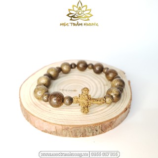 Vòng Tay Trầm Hương Mân Côi 10mm (10 Hạt) - Trầm Tốc Việt - Mộc Trầm Hương MTH