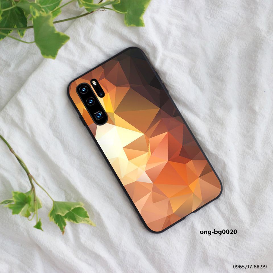 Miếng dán skin cho các dòng Huawei P30 Pro in hình vân kim cương nhiều màu cực đẹp