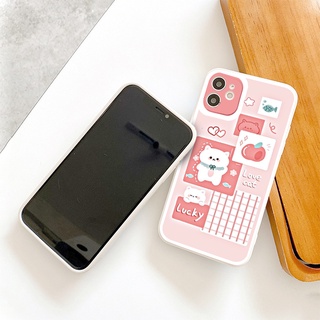 Ốp iphone - Ốp lưng iphone cạnh vuông viền camera Love cat dành cho ip 6 đến 16promax - ng035