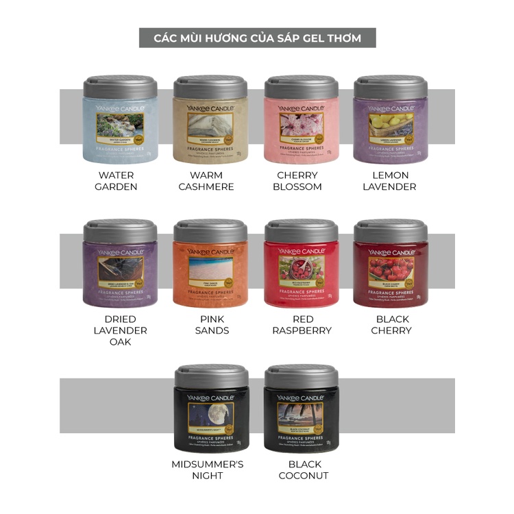 Ảnh Sáp Gel Thơm Yankee Candle - BST nhiều mùi hương (170g) 3