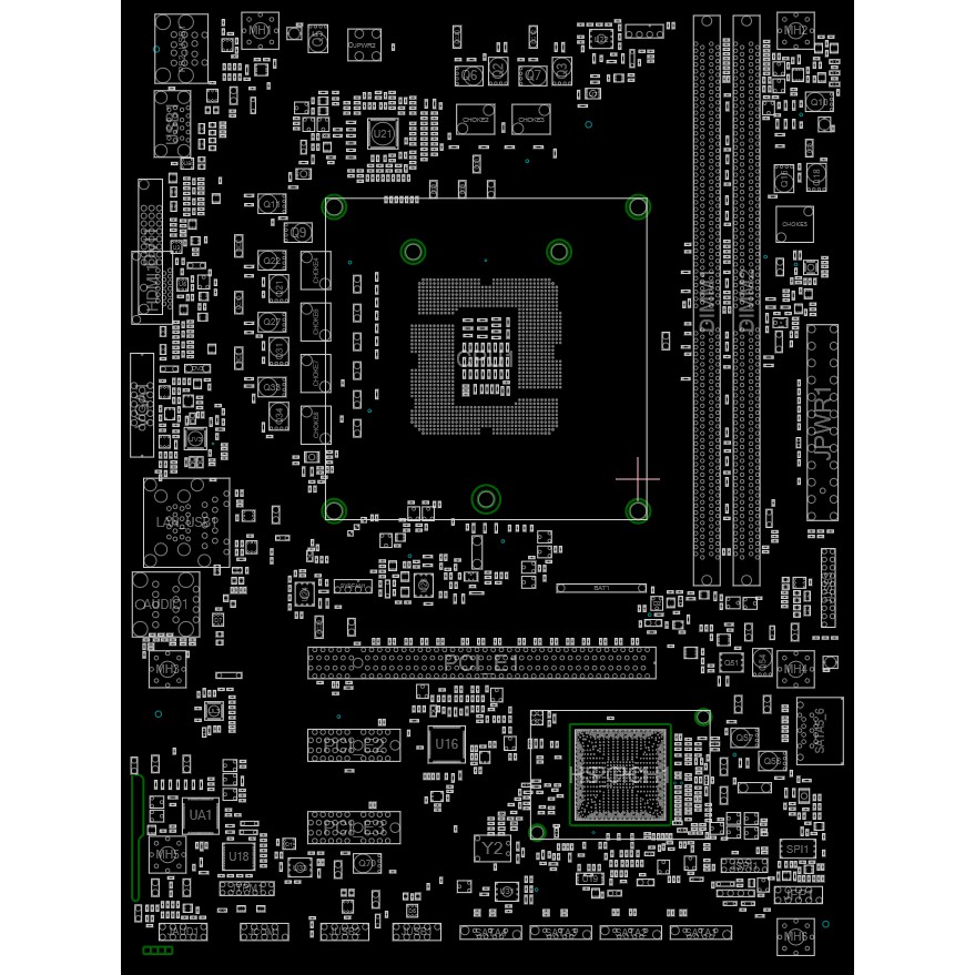 Sơ đồ Schematic Boardview MSI mã Board MS-7996 ver 1.1 MS 7996 | Shopee ...
