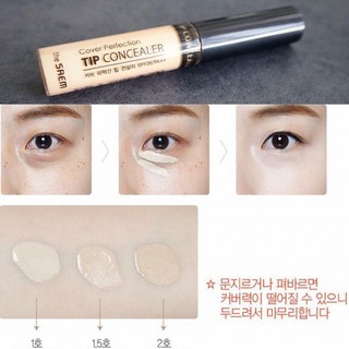 Che Khuyết Điểm THE SAEM Cover Perfection Tip Che Thâm Mắt Thâm Mụn Triệt Sắc Highlight Khuôn Mặt