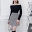 Chân váy dạ kẻ ziczac dáng ngắn CV1085 KYMIE
