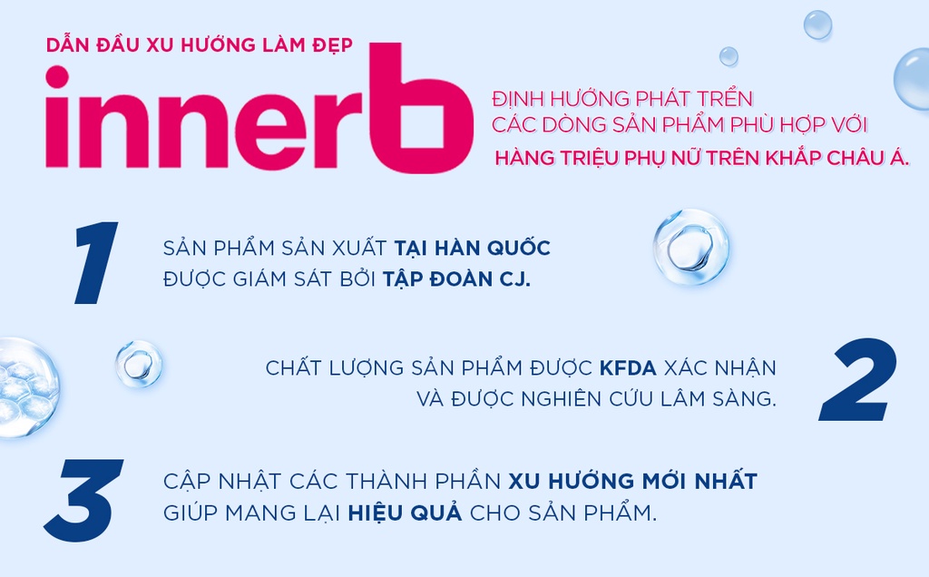 Mô tả Combo giữ ẩm da sáng mịn InnerB Aqua Rich DoubleUp & 4 hộp Collagen InnerB Glowshot - 2